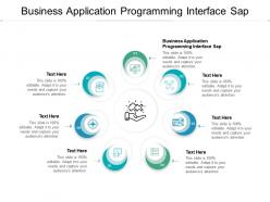 Business application programming interface sap ppt powerpoint presentation ideas guidelines cpb