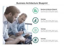 Business architecture blueprint ppt powerpoint presentation layouts tips cpb