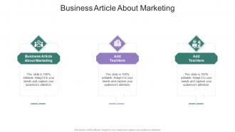 Business Article About Marketing In Powerpoint And Google Slides Cpb