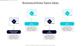 Business Articles Topics Ideas In Powerpoint And Google Slides Cpb
