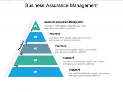 Business assurance management ppt powerpoint presentation gallery design ideas cpb