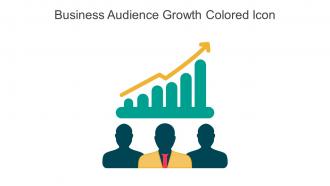 Business Audience Growth Colored Icon In Powerpoint Pptx Png And Editable Eps Format