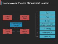 Business audit process management concept powerpoint guide