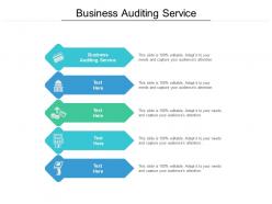 Business auditing service ppt powerpoint presentation professional infographics cpb