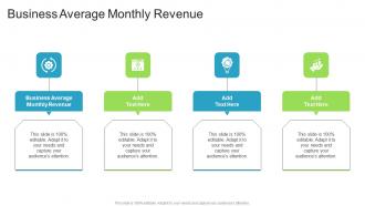 Business Average Monthly Revenue In Powerpoint And Google Slides Cpb