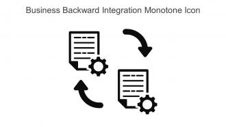 Business Backward Integration Monotone Icon In Powerpoint Pptx Png And Editable Eps Format