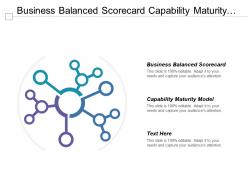 Business balanced scorecard capability maturity model change control board
