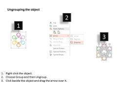 Business ball circle process diagram flat powerpoint design