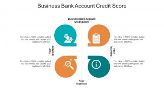 Business bank account credit score ppt powerpoint presentation model slide cpb