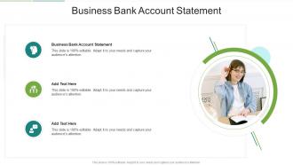 Business Bank Account Statement In Powerpoint And Google Slides Cpb