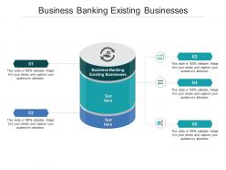 Business banking existing businesses ppt powerpoint presentation file aids cpb