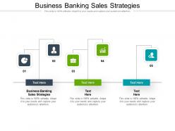 Business banking sales strategies ppt powerpoint presentation layouts inspiration cpb