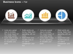 Business bar graph financial analysis curve pie chart ppt icons graphics