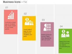 Business bar graph financial growth chart financial deal ppt icons graphics