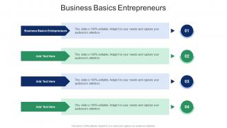 Business Basics Entrepreneurs In Powerpoint And Google Slides Cpb
