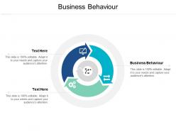 Business behaviour ppt powerpoint presentation professional graphic tips cpb