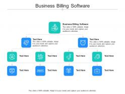 Business billing software ppt powerpoint presentation layouts information cpb