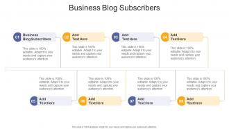 Business Blog Subscribers In Powerpoint And Google Slides Cpb
