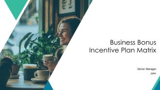 Business Bonus Incentive Plan Matrix PPT Slides AT