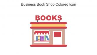 Business Book Shop Colored Icon In Powerpoint Pptx Png And Editable Eps Format