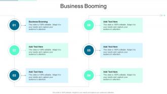Business Booming In Powerpoint And Google Slides Cpb