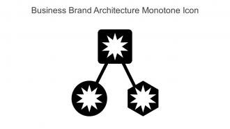 Business Brand Architecture Monotone Icon In Powerpoint Pptx Png And Editable Eps Format