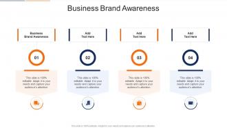 Business Brand Awareness In Powerpoint And Google Slides Cpb