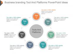 Business branding tool and platforms powerpoint ideas