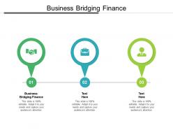 Business bridging finance ppt powerpoint presentation portfolio template cpb