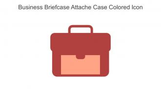 Business Briefcase Attache Case Colored Icon In Powerpoint Pptx Png And Editable Eps Format