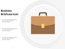 Business briefcase icon