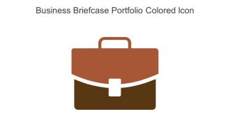Business Briefcase Portfolio Colored Icon In Powerpoint Pptx Png And Editable Eps Format