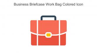 Business Briefcase Work Bag Colored Icon In Powerpoint Pptx Png And Editable Eps Format