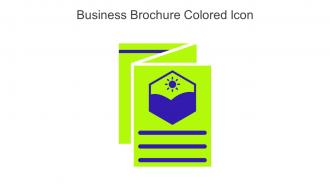 Business Brochure Colored Icon In Powerpoint Pptx Png And Editable Eps Format