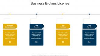 Business Brokers License In Powerpoint And Google Slides Cpb