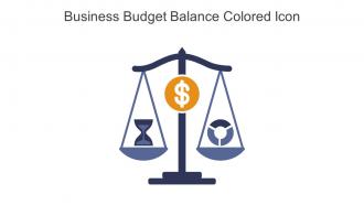 Business Budget Balance Colored Icon In Powerpoint Pptx Png And Editable Eps Format