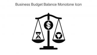 Business Budget Balance Monotone Icon In Powerpoint Pptx Png And Editable Eps Format
