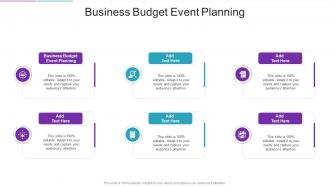 Business Budget Event Planning In Powerpoint And Google Slides Cpb