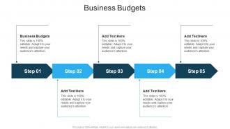 Business Budgets In Powerpoint And Google Slides Cpb