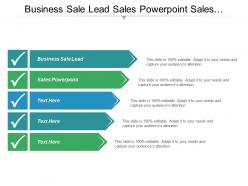 Business business sale lead sales powerpoint sales services cpb