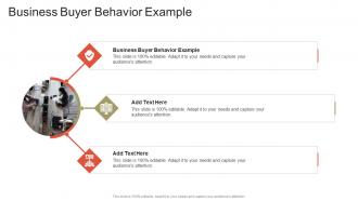 Business Buyer Behavior Example In Powerpoint And Google Slides Cpb