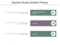 Business buying decision process ppt powerpoint presentation portfolio objects cpb