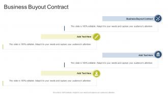 Business Buyout Contract In Powerpoint And Google Slides Cpb