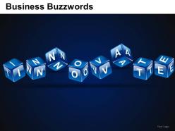 Business buzzwords powerpoint presentation slides db Business buzzwords powerpoint presentation slides db