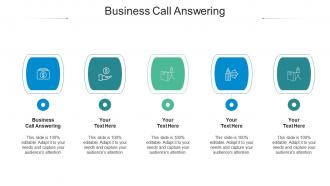 Business call answering ppt powerpoint presentation pictures slides cpb