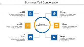 Business Call Conversation Ppt Powerpoint Presentation Professional Format Ideas Cpb