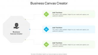 Business Canvas Creator In Powerpoint And Google Slides Cpb