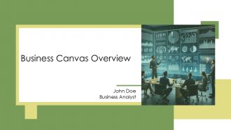 Business Canvas Overview PPT Slides AT