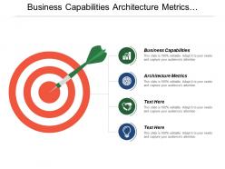 Business capabilities architecture metrics transformation activities implementation process
