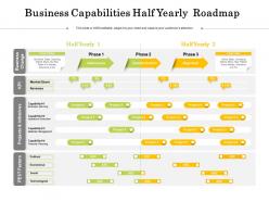 Business capabilities half yearly roadmap